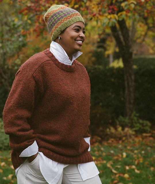 A Churchmouse Yarns and Teas Pattern - Colorwork Cap (PDF)