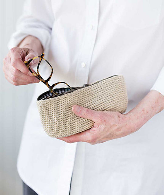 A Churchmouse Yarns and Teas Pattern - Oval Crocheted Bucket Bags &amp; Pouches (PDF)