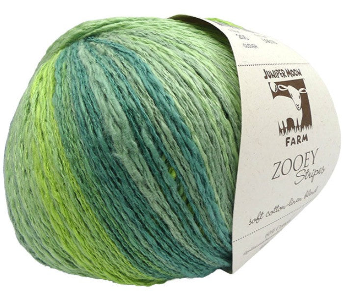 Juniper Moon Farm Zooey Stripes - Clover (Color 