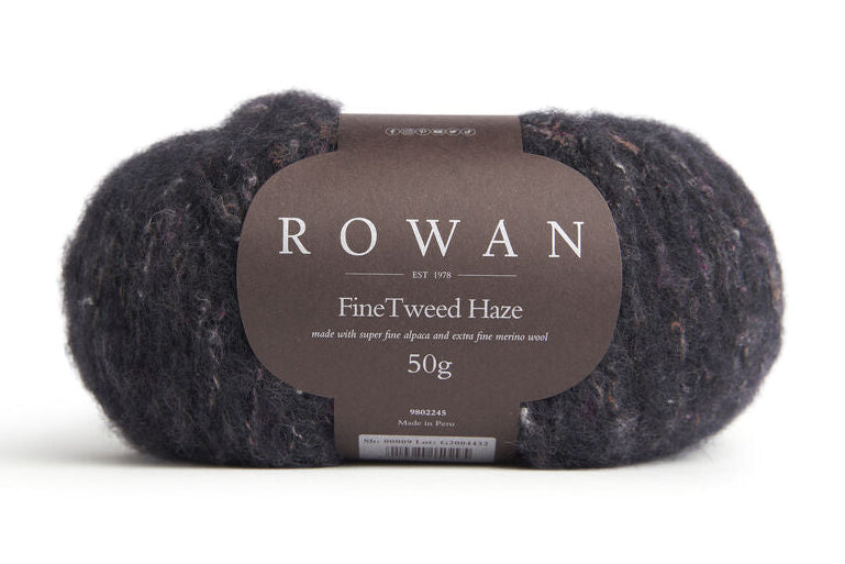 Rowan Fine Tweed Haze - Nero (Color 